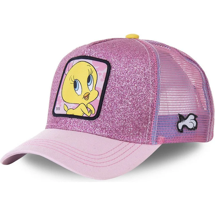 TweetyBird TiTi Mesh Hat Summer Baseball Cap Women Men Snapback Cartoon Net Hat Drop Shipping