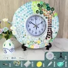 DIY Glass Mosaic Tiles Crafts Kits Handmade Clock Home Decor Gifts