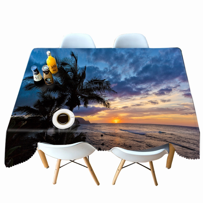 

Beautiful Sea View - 3D Tablecloth, 140*180cm, 501 Original