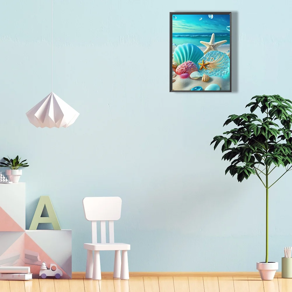 Diamond Painting - Full Round Drill - Beach(30*40cm)