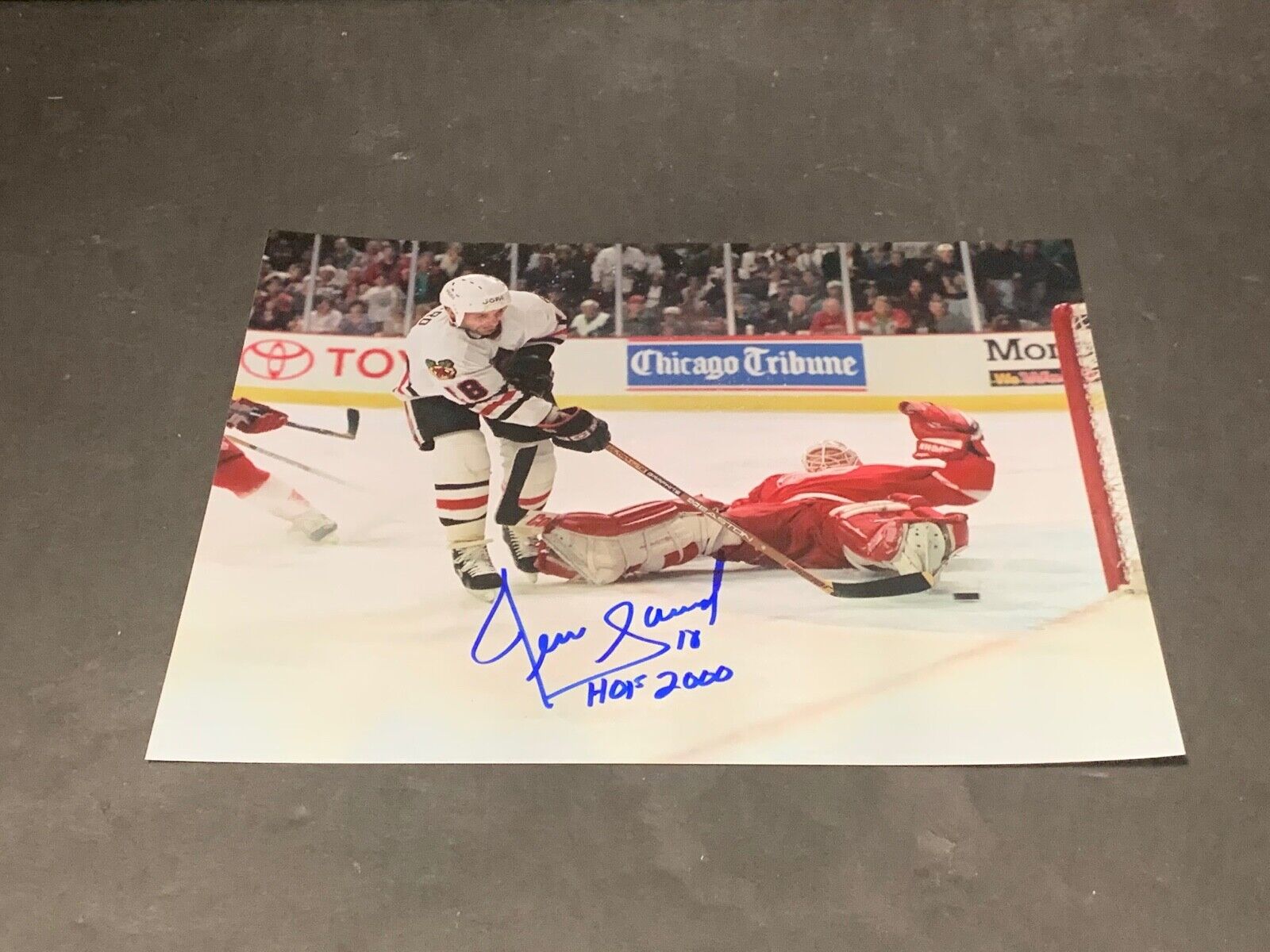 Denis Savard Chicago Blackhawks Autographed Signed 8x10 HOF 2000 2