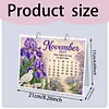 DIY 2027 Diamond Painting Calendar Art Kit Paper Desk Calendar Desktop Decoration Craft Kit
