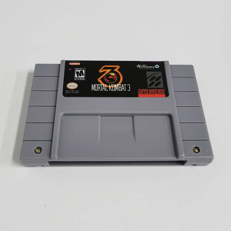 Mortal Kombat 3 SNES For Super Nintendo Entertainment System - 16 Bit US Version Game Cartridge