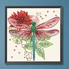 Diamond Painting-DIY Crystal Rhinestone Xmas Dragonfly