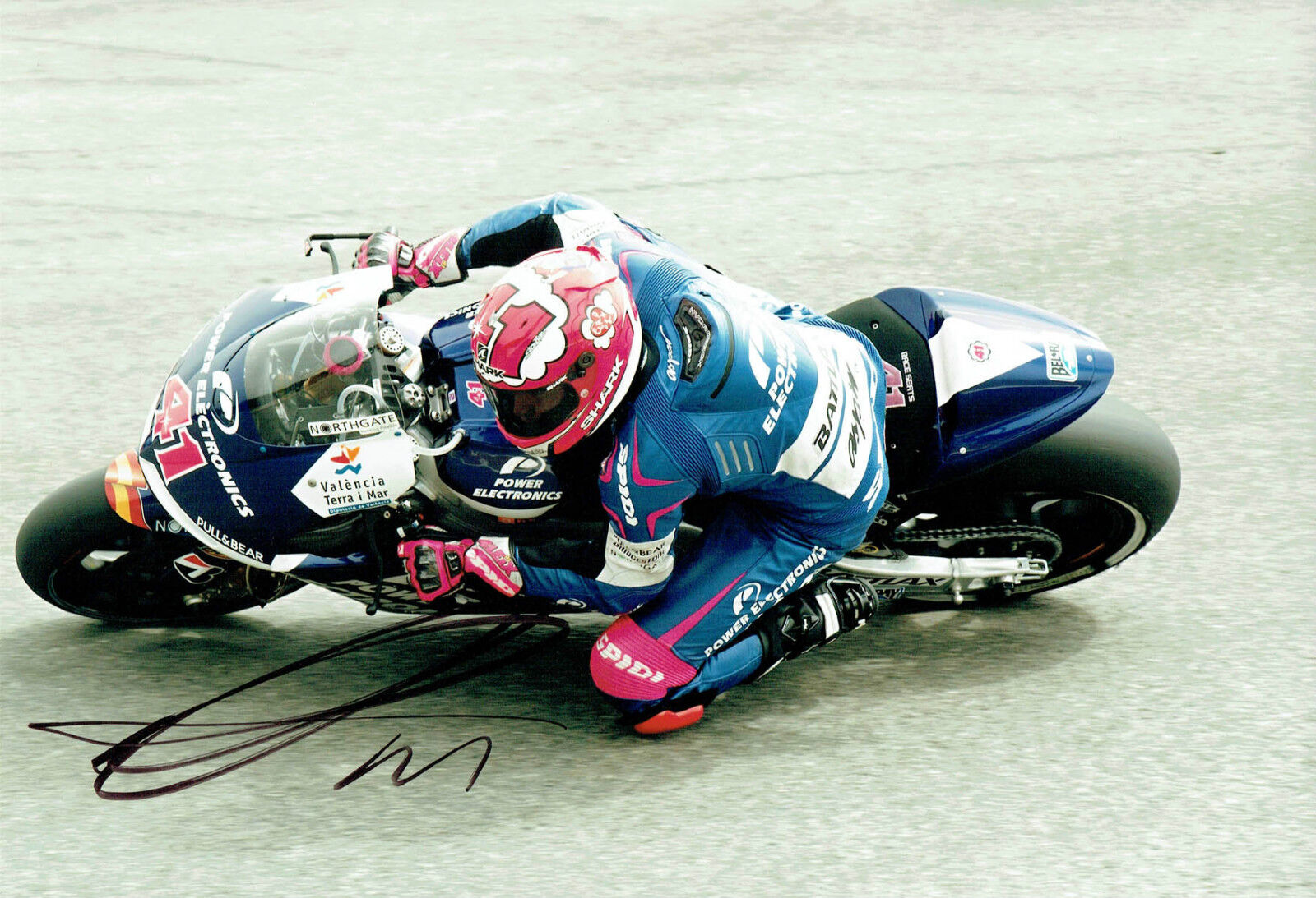 Aleix ESPARGARO SIGNED MOTOGP 12x8 Autograph Photo Poster painting 4 ART Aspar AFTAL COA