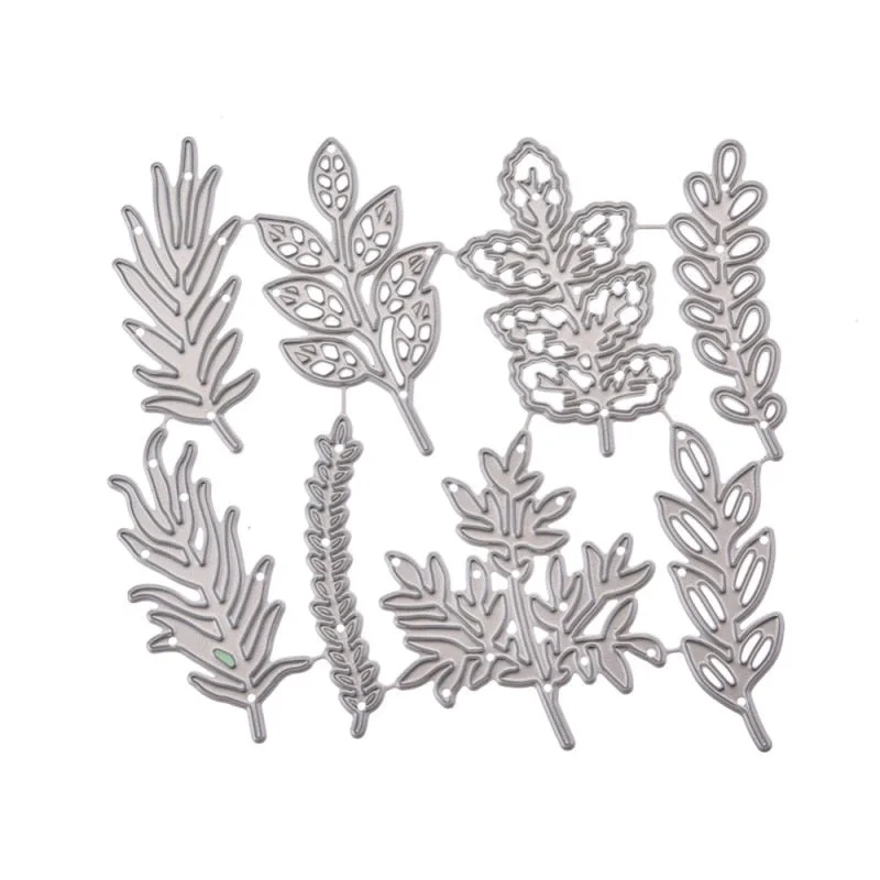 Leaf Set Frame Cut Die Metal Cutting Dies Mold Leaves Scrapbook Embossing Paper Craft Knife Mould Blade Punch Stencils Dies