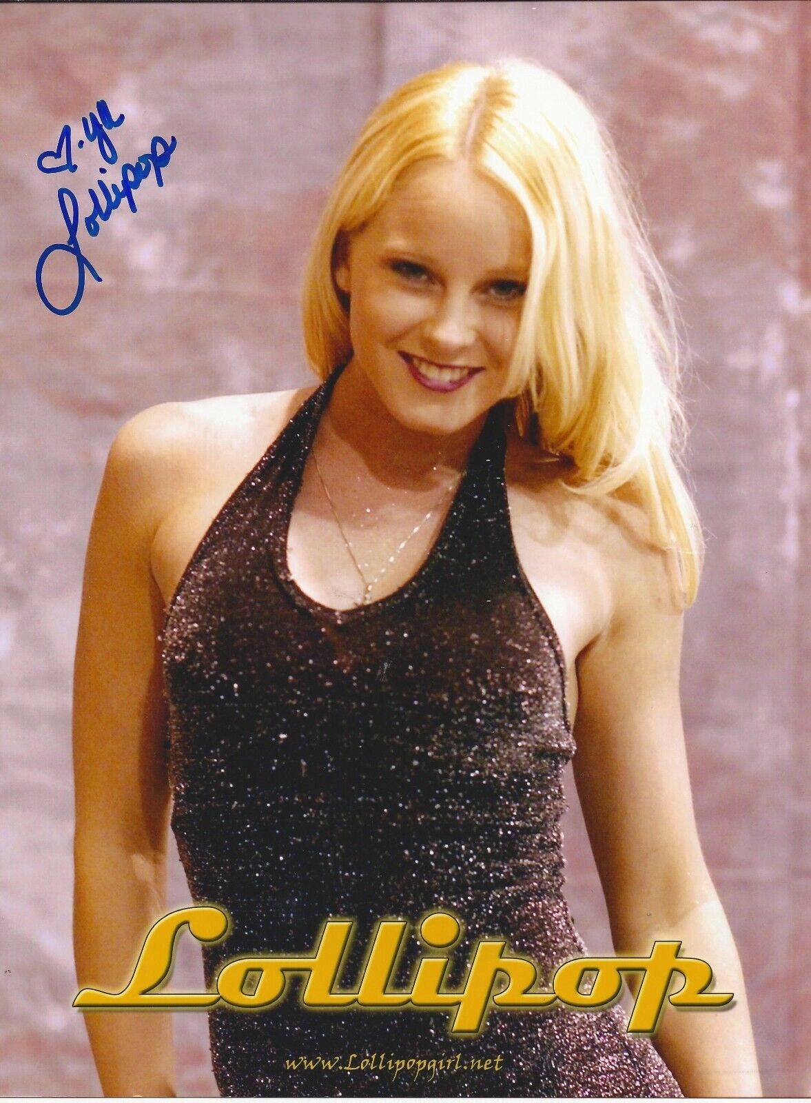 Lollipop autographed 8x10 #12 Sexy Hot NWA TNA  Shipping