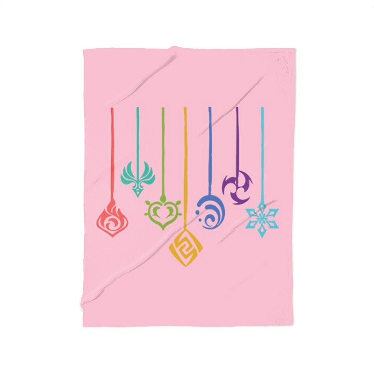 Element Symbol, Genshin Impact Fleece Blanket