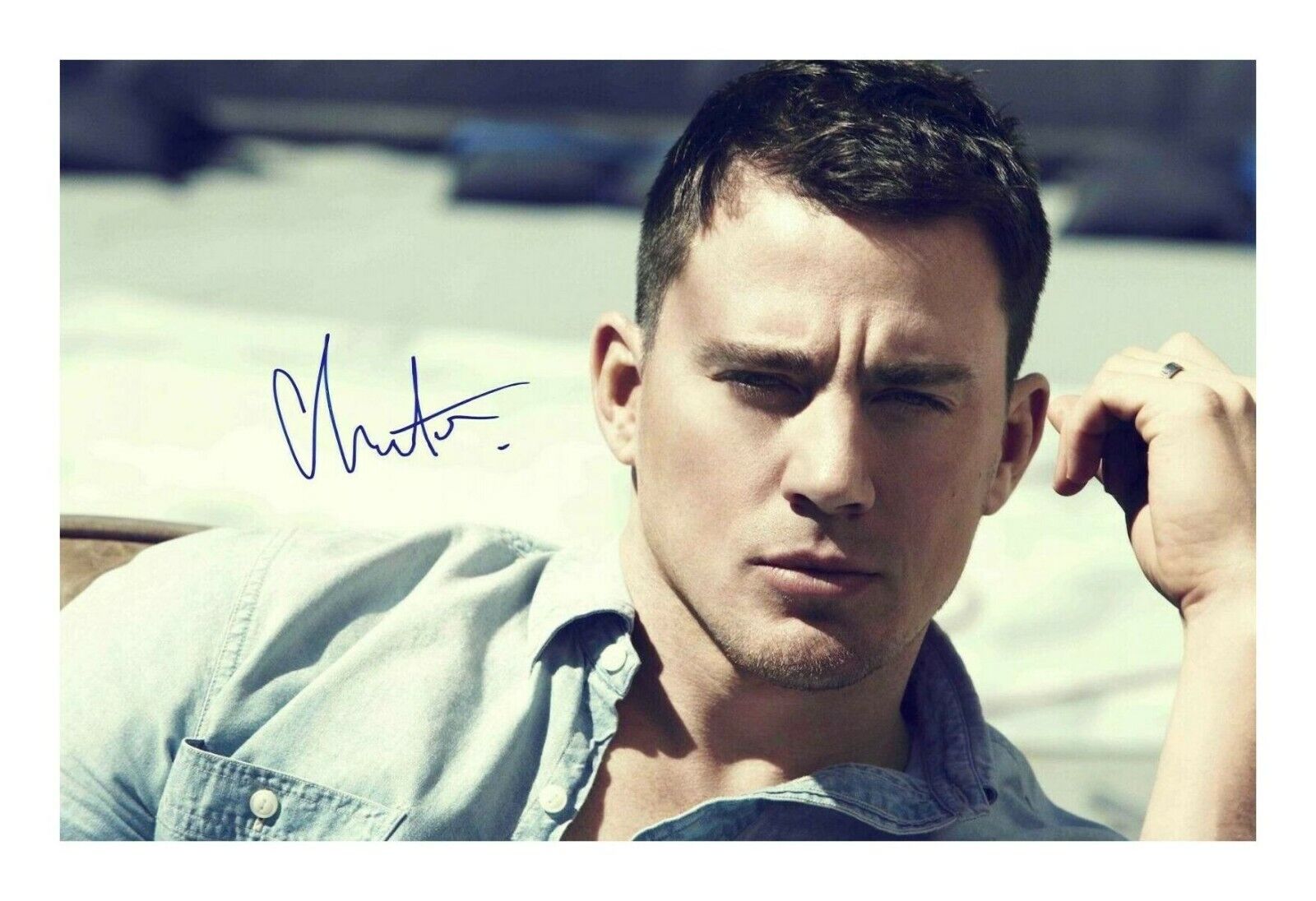 CHANNING TATUM AUTOGRAPH SIGNED PP Photo Poster painting POSTER