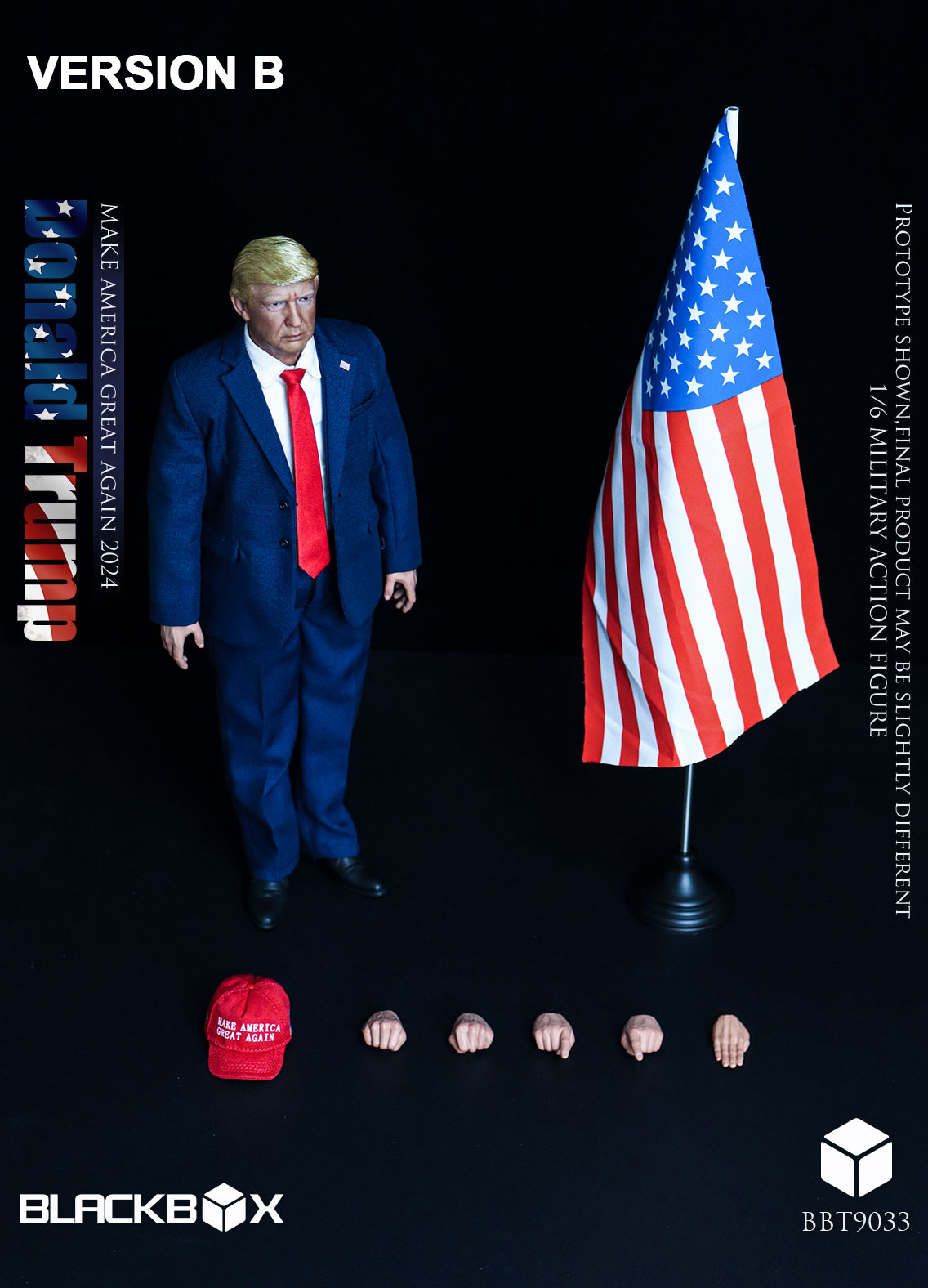 BLACKBOXTOYS Celebrity series 1/6 Donald. Trump BBT9033A
