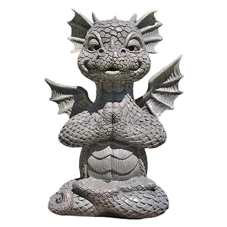 Resin Dragon Statue Zen Yoga Dragon