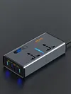 12V/24V To AC 220V Auto Converter Digital Display Auto Power Inversor 4 USB Port
