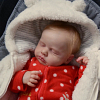 20" Reborn Lifelike Sleeping Baby Girl Gerban Cloth Body Reborn Doll Set with Heartbeat - RBBI-Myrebornbabydoll&reg; Myrebornbabydoll&reg;