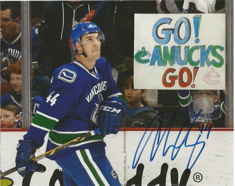 Vancouver Canucks Adam Clendening Autographed Signed 8x10 Photo Poster painting COA E