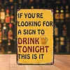 Funny Warning - Vintage Metal Signs(8*12Inch) - Bar