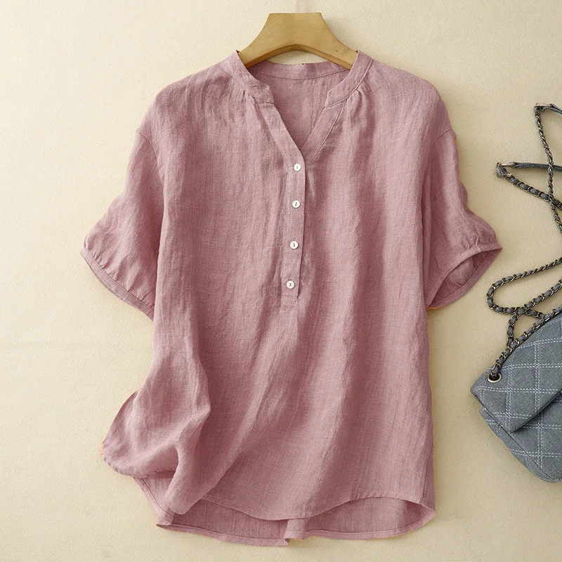 LINEN BLOUSE