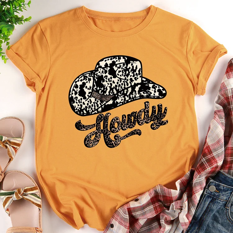 Cowboy Hat Howdy T-Shirt Tee-011417