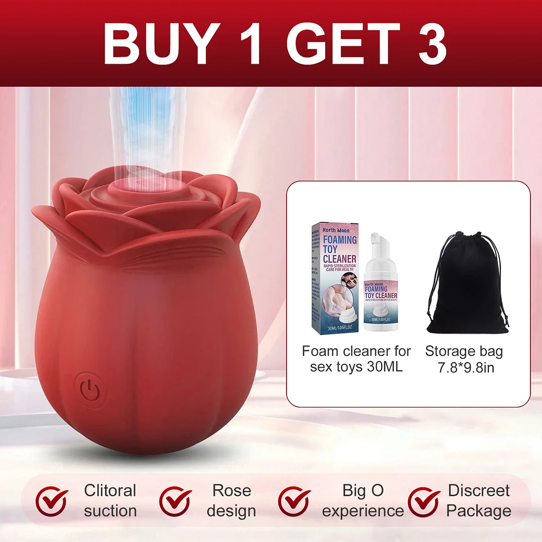 Rose Sucking Clitoris Sucker Sucking Vibrator