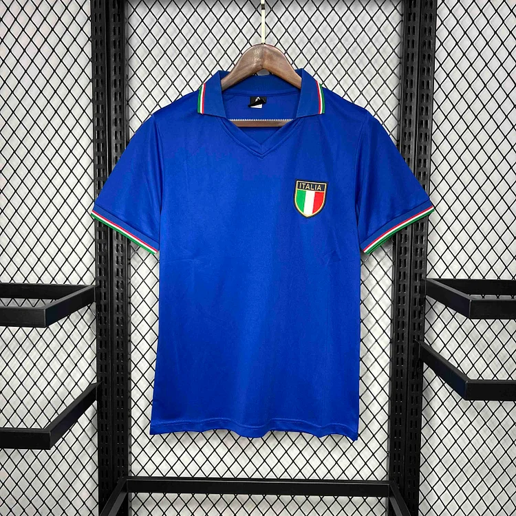 Italy 1982 Retro Home Soccer Shirt