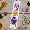 Owl-14CT Counted Cross Stitch Bookmark 18*6cm