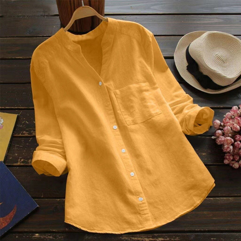 Japanese Style Handmade Cotton Casual Loose Shirt 🔥SALE 50% OFF🔥
