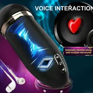 pornhint Pornhint Male Masturbaters Auto HandsFree Rotating Cup Thrusting Stroker Men Sex Toy