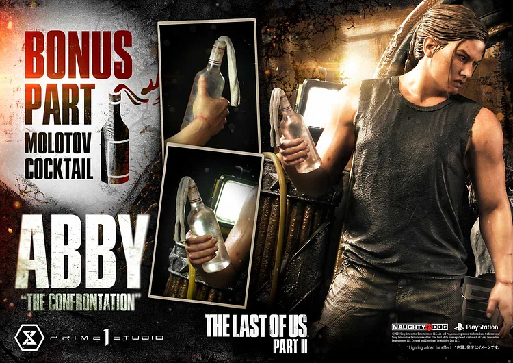 The Last of Us: Part 2 - Abby The Confrontation Bonus Version 1:4 Scale  Statue - Prime 1 Studio 