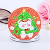 Diamond Painting Double Sided Christmas Animal Compact Mirror
