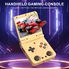 Foldable Retro Handheld Game Console 3.4 Inch IPS Screen 3000mAh Battery Flip Design Portable Pocket Arcade (TF Card Is Not Included)