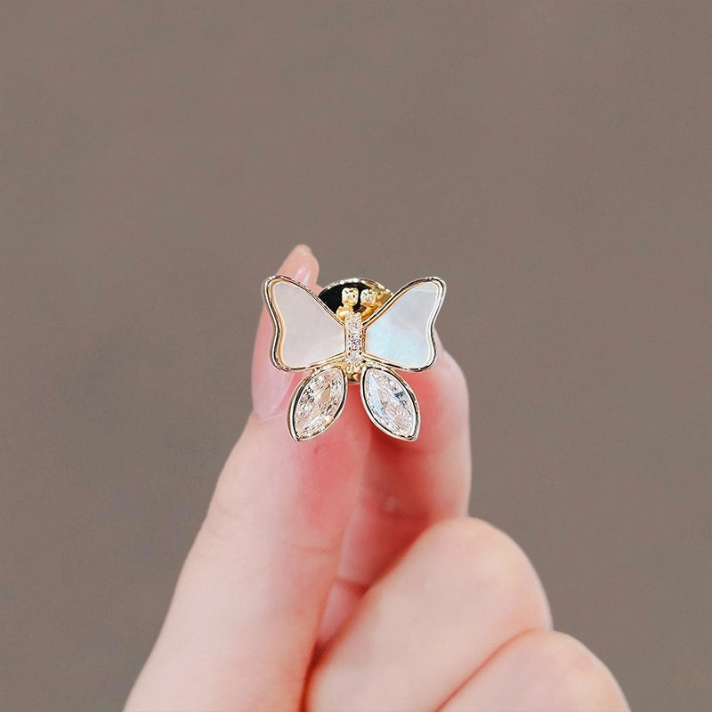 Small Brooch Bow Anti-slip Brooch High-grade Chest Sewn-free Shirt Anti-slip Buckle Pin