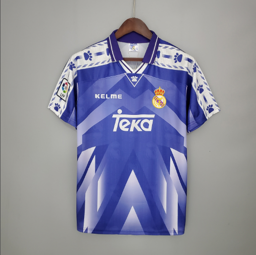 Retro Real Madrid 1996/1997 Away Football Shirt Thai Quality