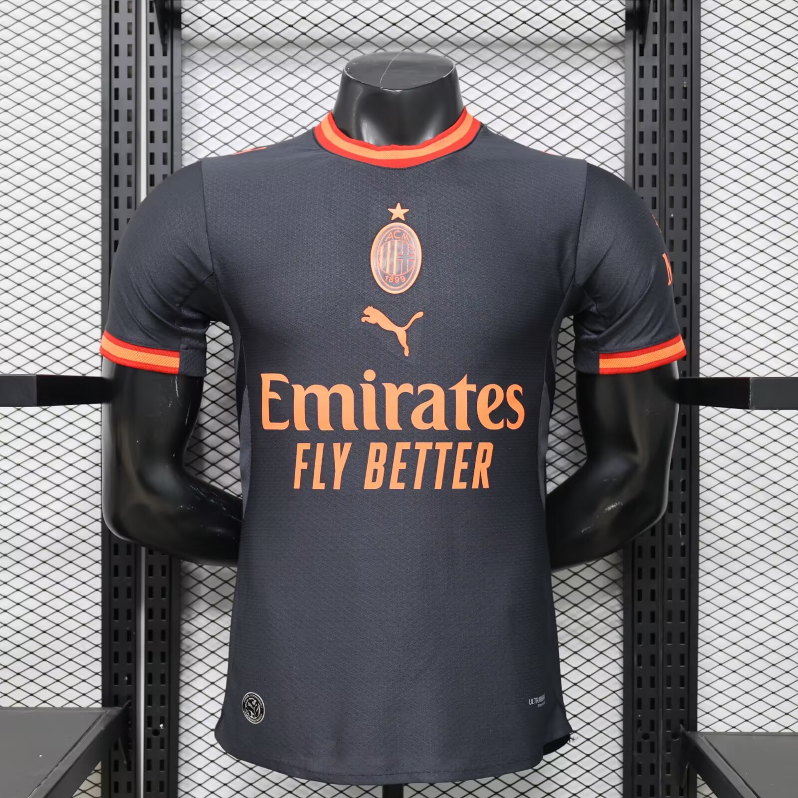 2026/2027 Player Version AC Milan Third Away Football Shirt 1:1 Thai Quality（The player version jersey is a bit tight, please pay attention to the size selection）