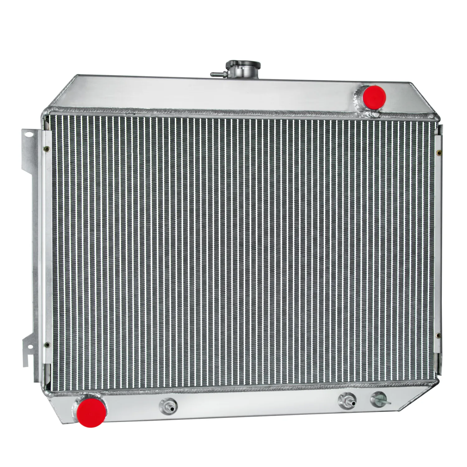 Satalitte Radiator Alloyworks 4 Row Aluminum Radiator For 1968-1974 Dodge Charger Coronet ...