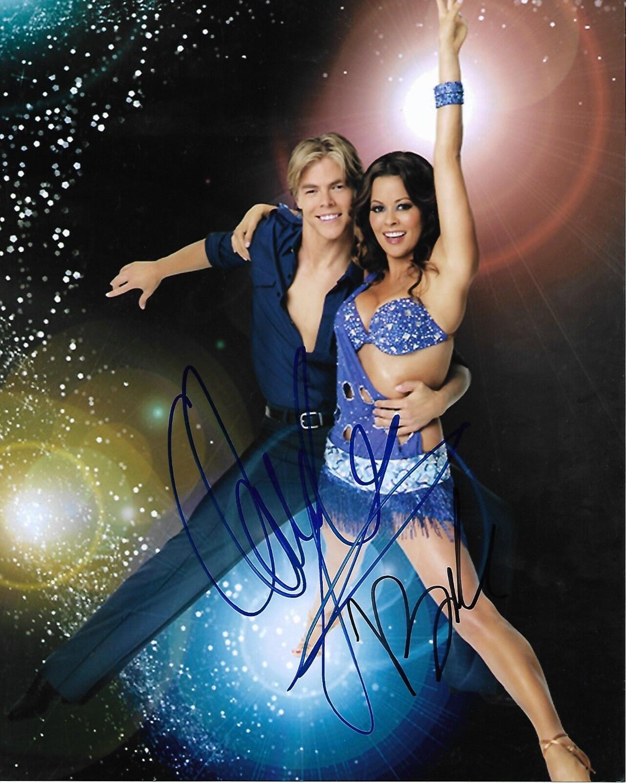 DANCING WITH THE STARS AUTOGRAPHED Photo Poster painting SIGNED 8X10 #2 BROOKE BURKE DEREK