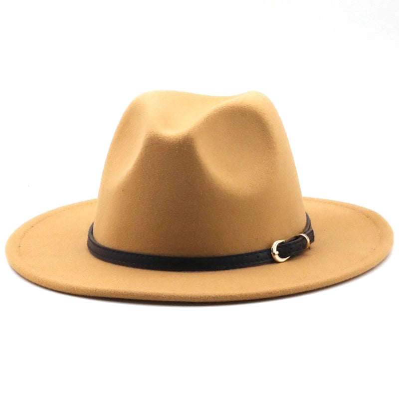 Hot-selling Wool Top Hat Foreign Card Its Red Hat Ethnic Style Jazz Hat Cashmere Felt Hat