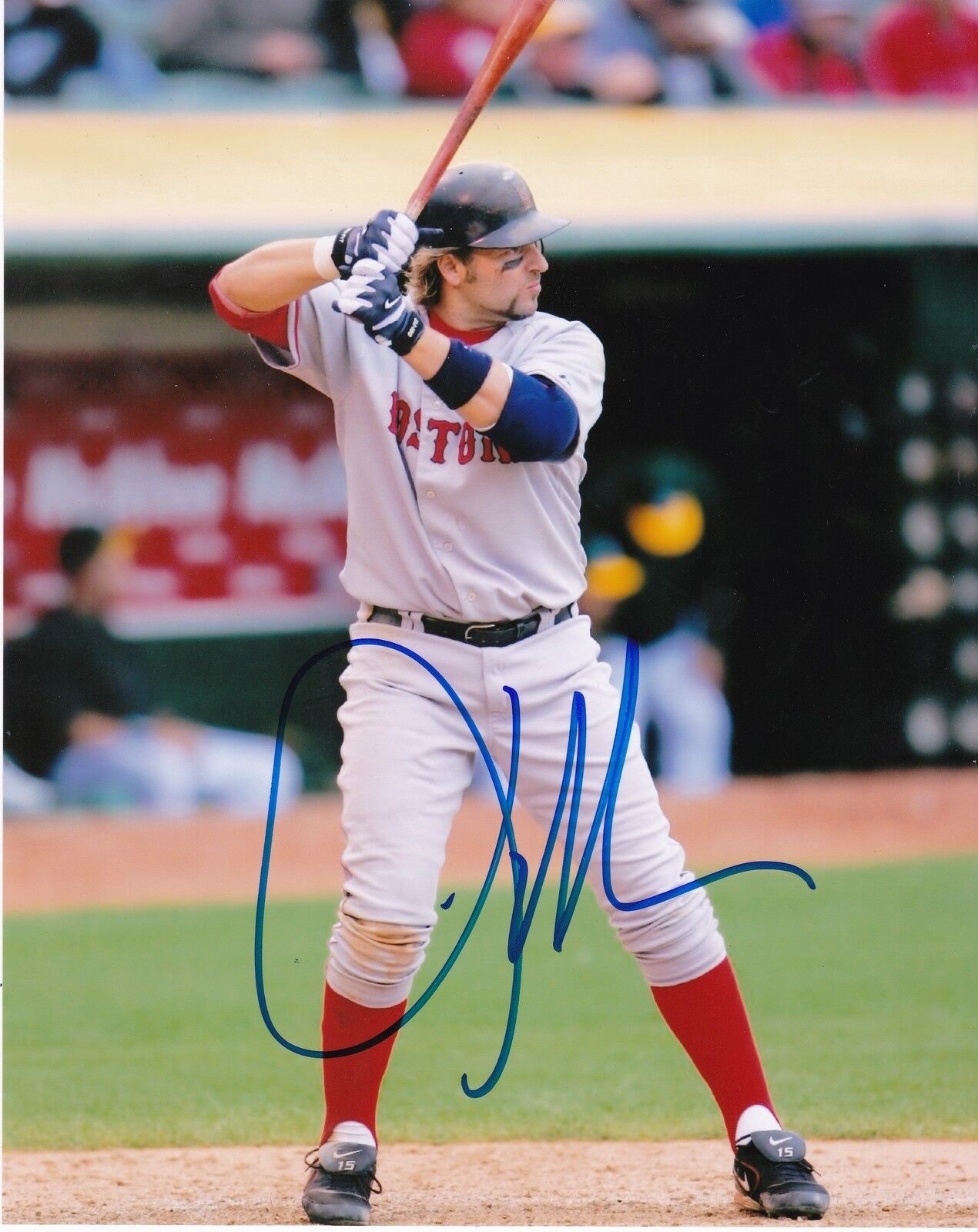 KEVIN MILLAR BOSTON RED SOX ACTION SIGNED 8x10