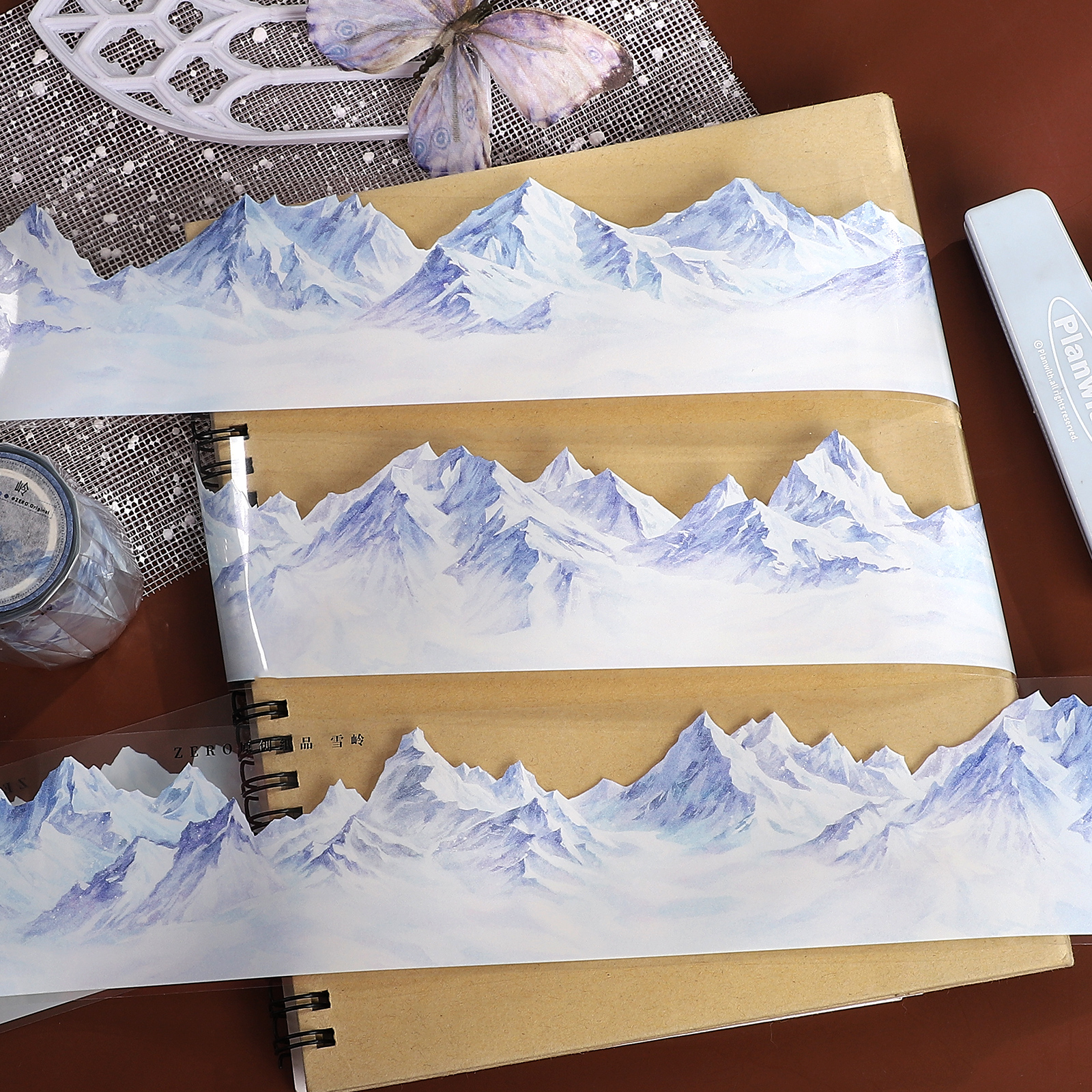 PET 테이프 - 60mm*5m 빈티지 설산 풍경