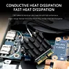 M.2 Solid Disk Drive Radiator M.2 NVME 2230 SSD Heatsink with Thermal Pads