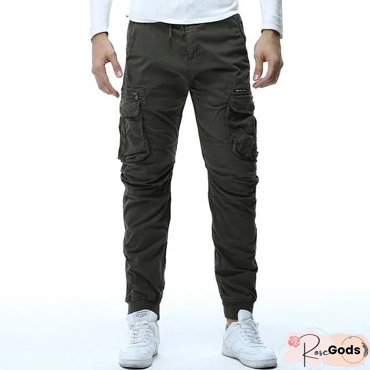 Men's Camouflage Tactical Pants Joggers Boost Military Casual Cotton Pants Army Trousers