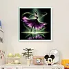 (Stamped/Counted) Ballet Maleficent Silhouette-11CT Cross Stitch 40*40cm