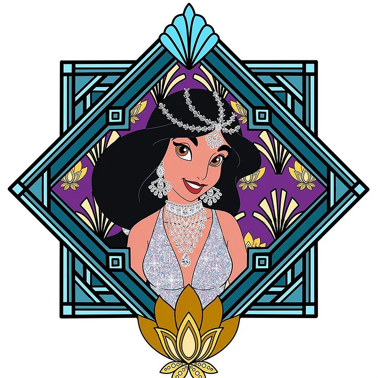 Full Round Diamond Painting - Disney Princess 40*40CM