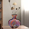 Blumen, DIY, k&uuml;nstlerische Vase, Desktop, Diamant-Kunstset, doppelseitiger Bohrer, Wohndeko
