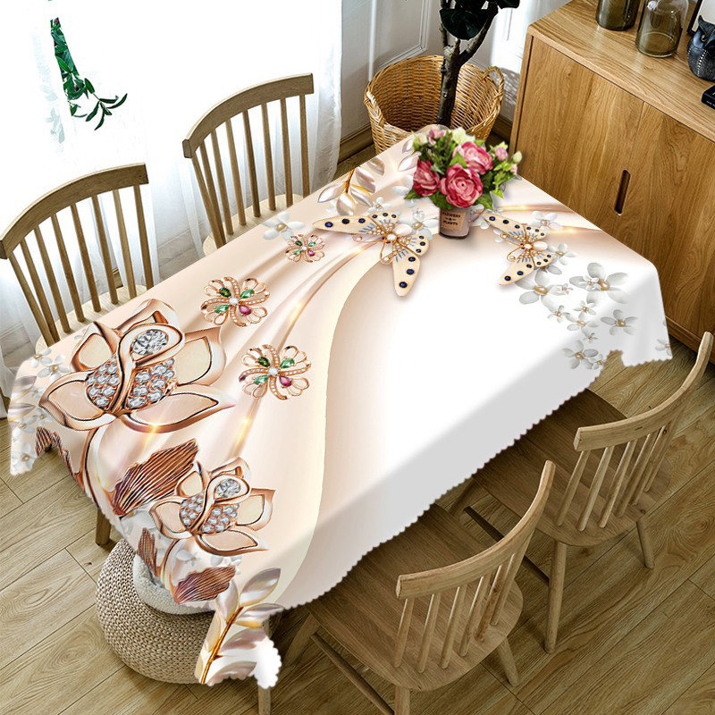 

Diamond Flower - 3D Tablecloth, 140*180cm, 501 Original