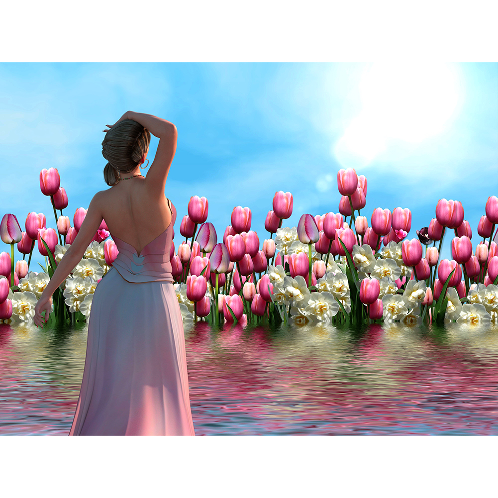 

People in Flower - 1000 Pieces Jigsaw Puzzle, 501 Original