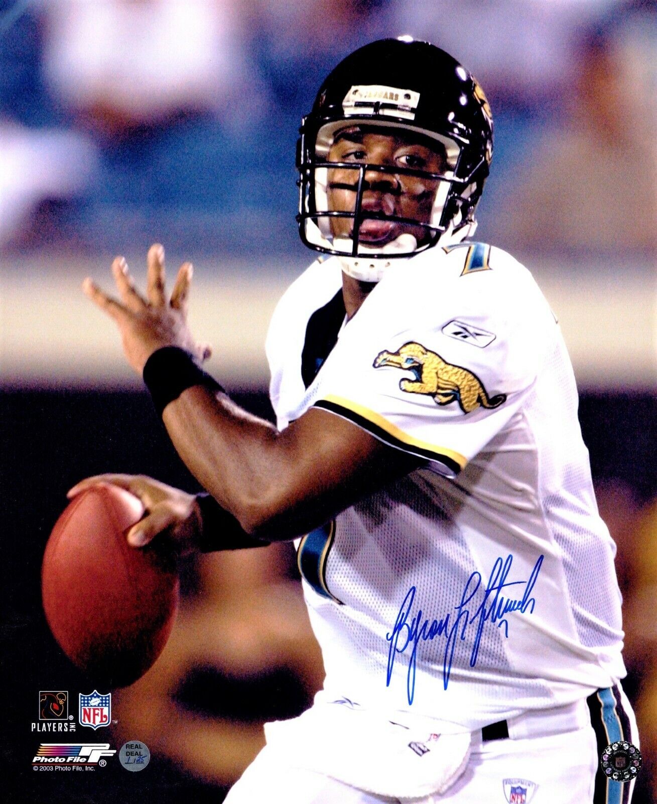 Byron Leftwich Signed - Autographed Jacksonville Jaguars 16x20 inch Photo Poster painting JAGS