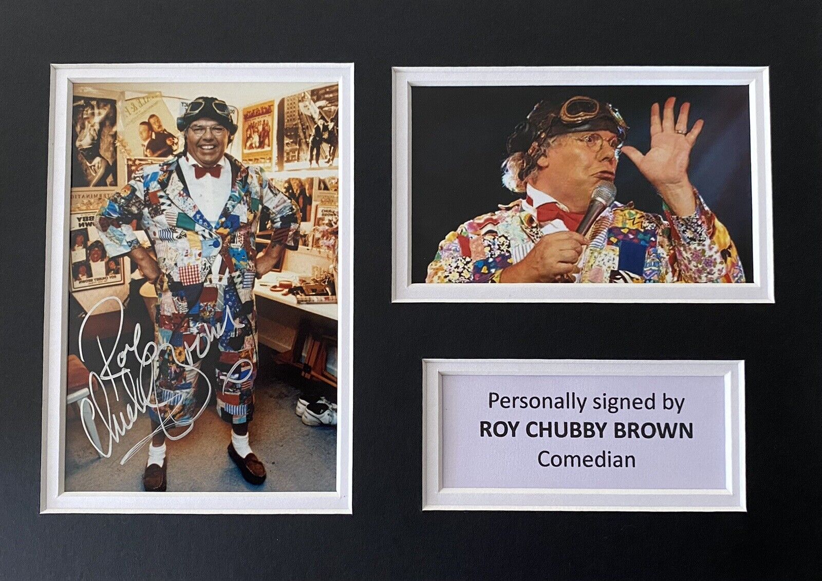 Roy Chubby Brown Genuine Signed Photo Poster painting In A4 Mount Display