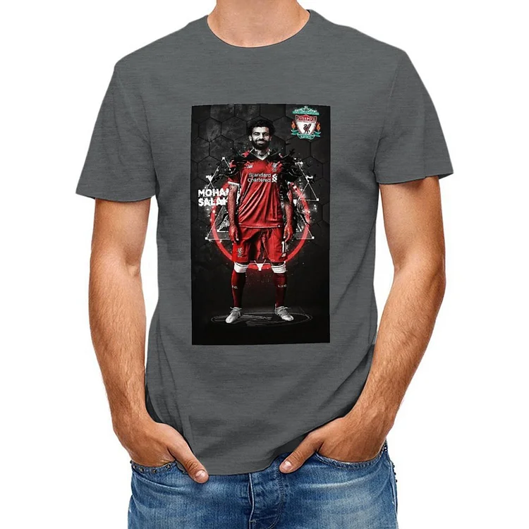 Mohamed Salah Inspired Short Sleeve Soccer Culture Tee