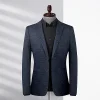 New stretch casual men's slim fit blazer