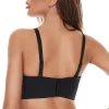 Soutien-gorge bandeau convertible antidérapant à maintien complet de grande taille