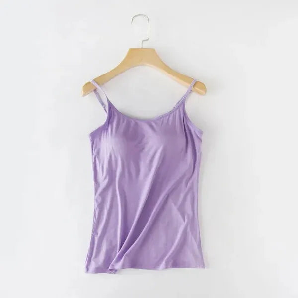 Createpick-Tank With Built-In Bra